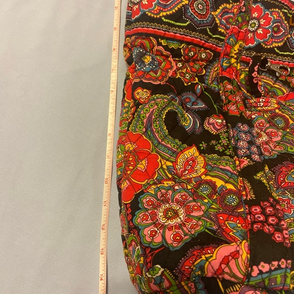 Vera Bradley Retired "Symphony in Hue" Large quilted Tote Bag - Picture 5 of 7
